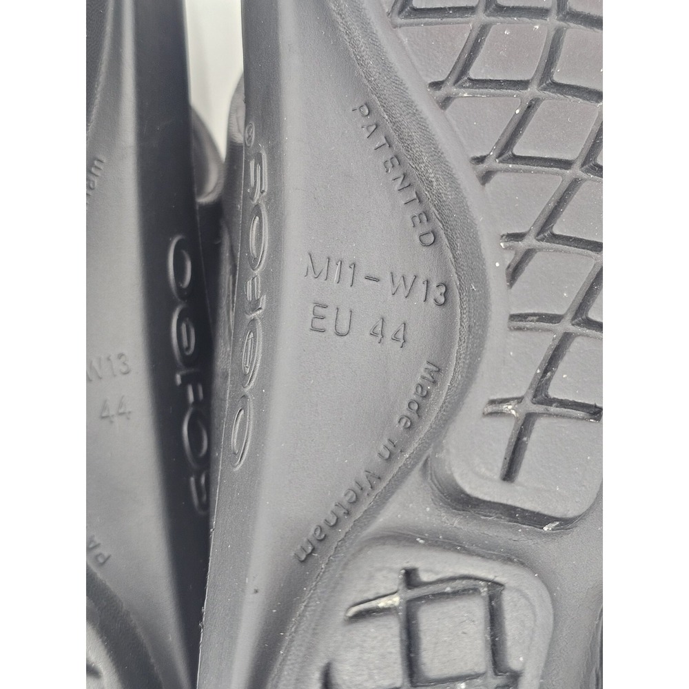 Oofos Original Unisex Recovery Thong Flip Flop Black Unisex M's 11 W's 13 EU 44 - Picture 7 of 11